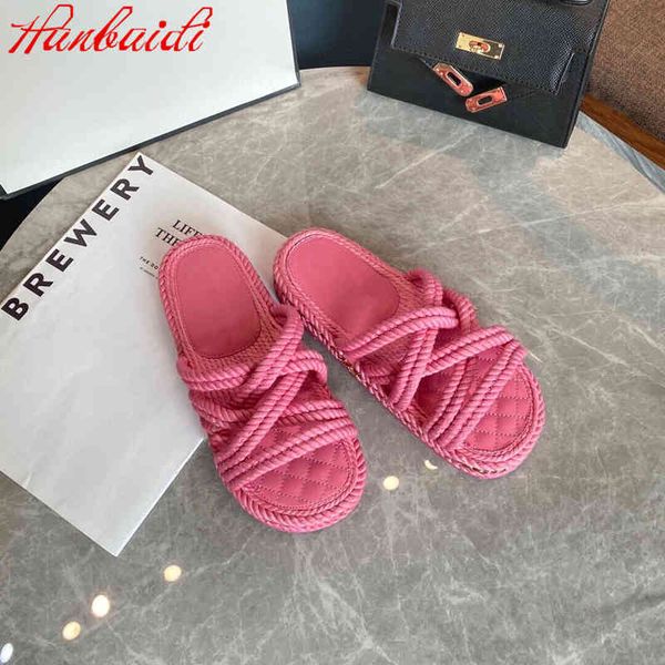 

80% off store online brand designer women sandals fashion summer shoes woman flat hemp rope lace up gladiator beach chaussures femme, Black