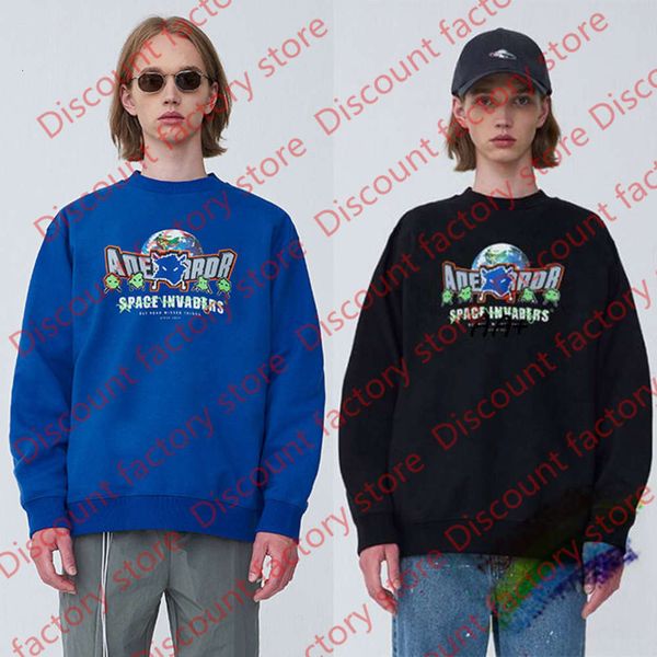 

2020fwss crewneck sweatshirt men women print hoodie korean sweatshirts, Black