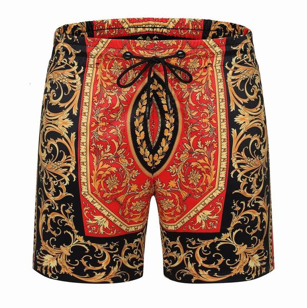 

fashion shorts beach men's 2021 summer capris trend court gouteng print thin, White;black