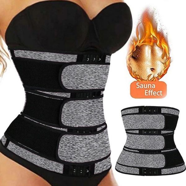 

women's shapers women neoprene sauna breasted waist training belt loss weight trimmer workout fitness tunic sports shapewear belts s-6x, Black;white