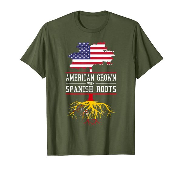 

United States Inspired American Grown with Spanish Roots T-Shirt, Mainly pictures