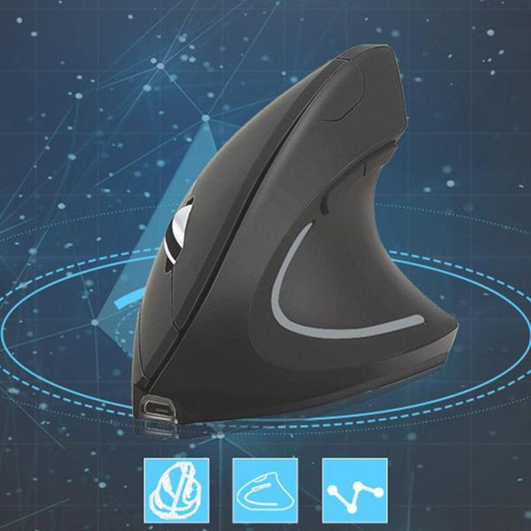 

mice 2.4g bluetooth optical comfortable usb charging 5d pc vertical mouse office fashion silent wireless for lapgaming
