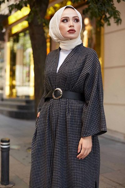 

ethnic clothing belted cape kimono turkey muslim fashion islam dubai istanbulstyles istanbul 2021, Red