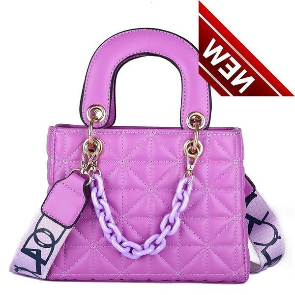 

handbag famous brand classic quilted design hand women purse pu leather shoulder female crossbody bag