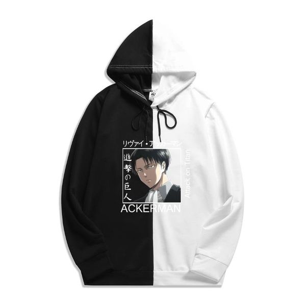 

men's hoodies & sweatshirts summer anime brand attack on titan printing the sharingan pullover sweatshirt harajuku hip hop thin clothin, Black
