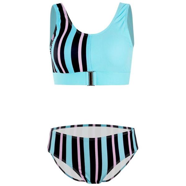 

women bikini set color block leopard print swimsuit surfing bathing suit dropshipping