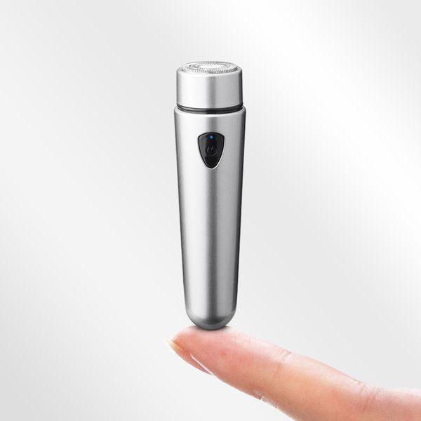 

electric shaver usb rechargeable electric beard trimmer shaving machine usb for men mini beard razor turbine rotating blade 45g