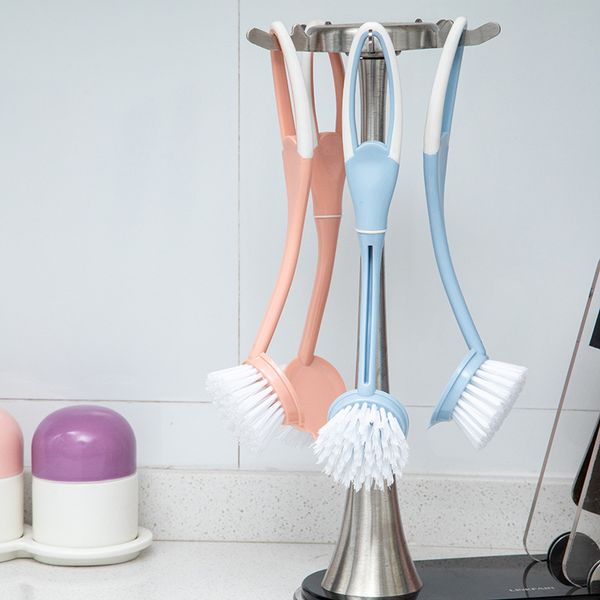 

kitchen cleaning dishwashing hanging oil-long handle cooking stove cleaning brush