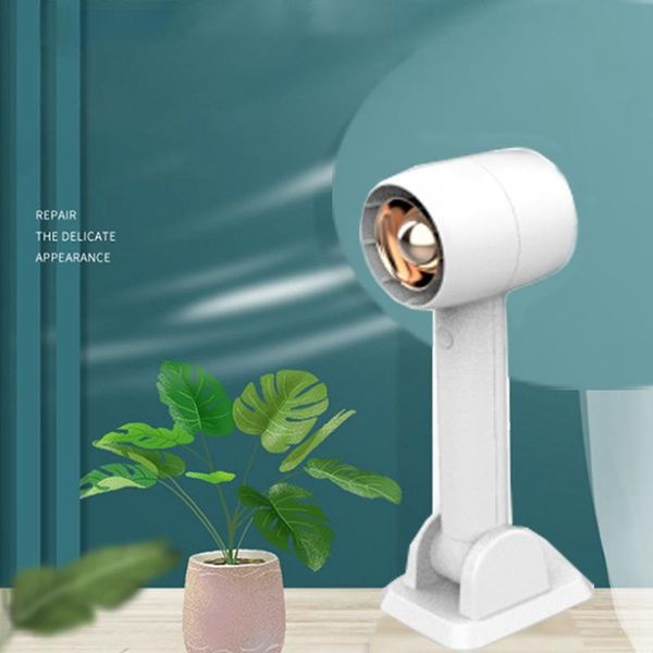 

electric fans portable handheld bladeless fan 2000mah usb rechargeable mini desk3 speed level cooling