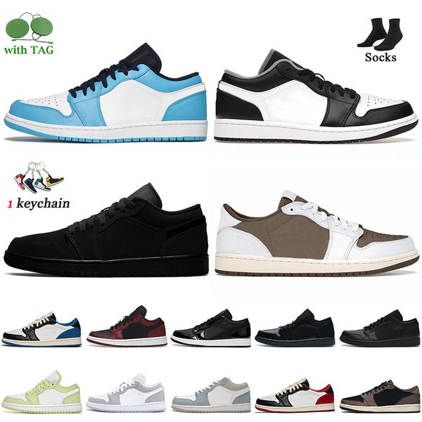 

1s basketball shoes women mens jumpman 1 unc black white low carbon fiber all-star dark beetroot galaxy paint cactus hyper royal wolf grey s