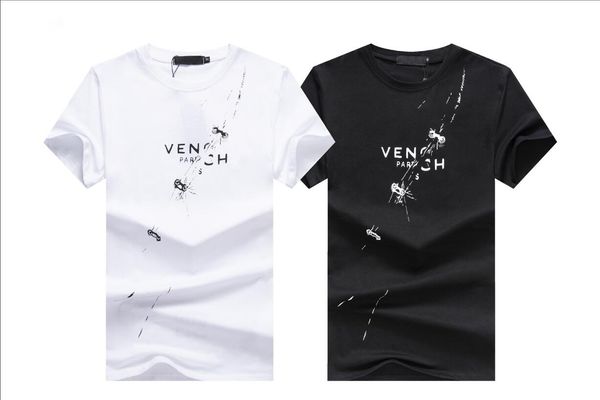 

2022luxury designer men's dress t shirt man women's summer a fashion trend casual street women breathable stripe wholesale 100% co, White;black