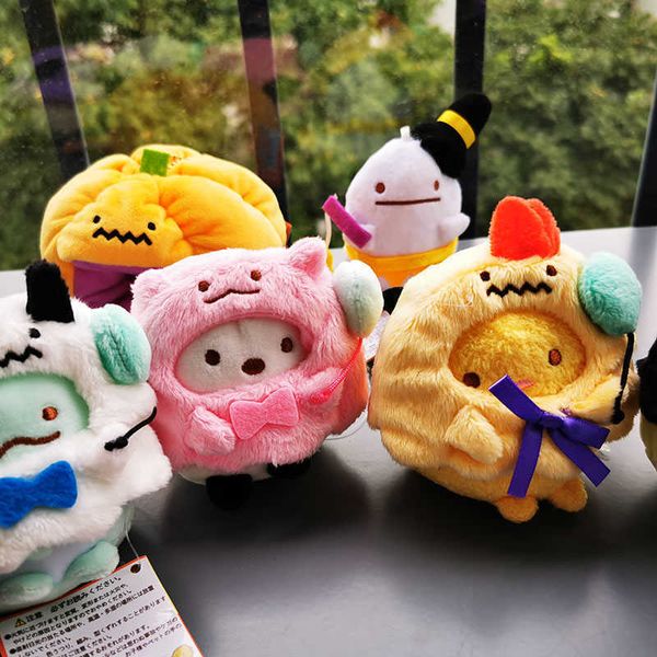 

halloween sumikkogurashi stuffed animals plush keychains toy/ sumikko wear hat pumpkin for all hallow's day gift h0915, Silver
