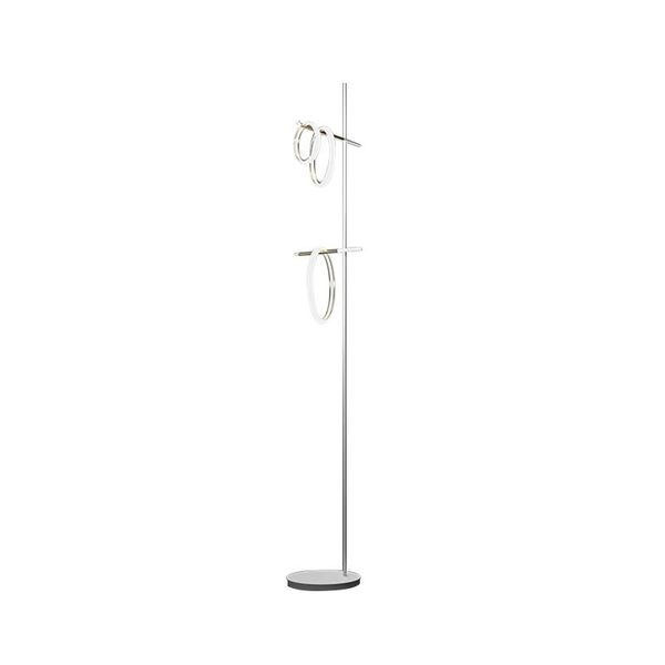 

floor lamps nordic creative post-modern minimalist villa living room bedroom model halo ring magnetic led lamp
