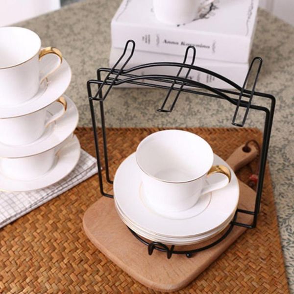 

hooks & rails kitchen water draining coffee mug glass cup plate holder storage rack organizer dish drainboard drying