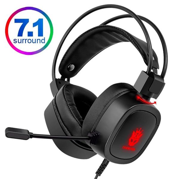 

headset gamer game headphones usb 7.1 gaming headset computer headphones surround sound bass stereo usb wired headphone with mic