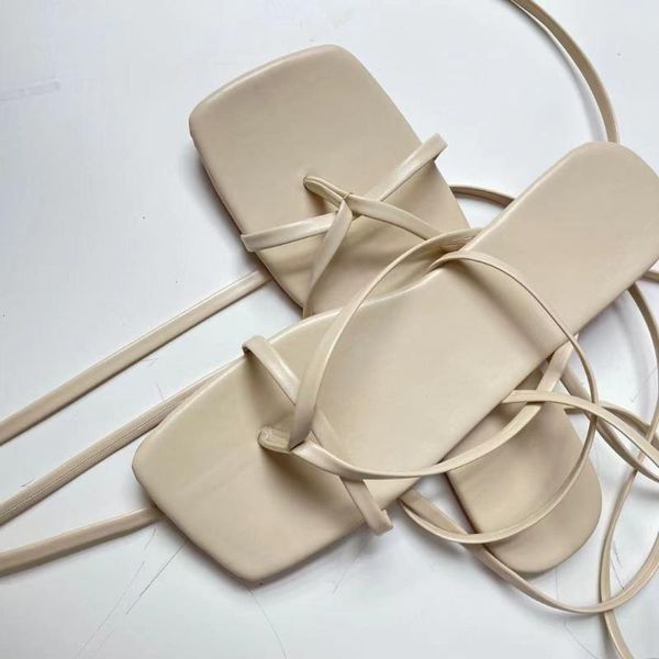 

sandals large size flat sandal shoe strappy heels cross-shoes suit female beige flip flops platform 2021 women's big without fashion lo, Black