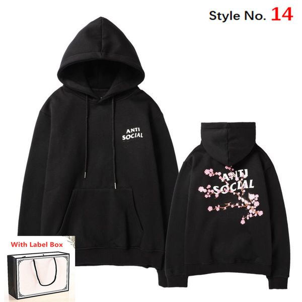 

2021 mens hoodie womens sweatshirt cotton with labels hip hop letters printed long sleeves with box, Black