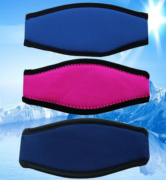 

diving masks underwater swimming snorkel scuba mask head strap hair band protect long swim protection belt accessories