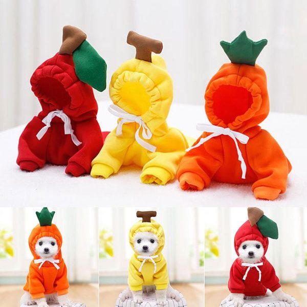 

dog apparel cute fruit pullover pets warm clothing clothes classic dogs hoodie fashion pet cat sweater puppy accessory