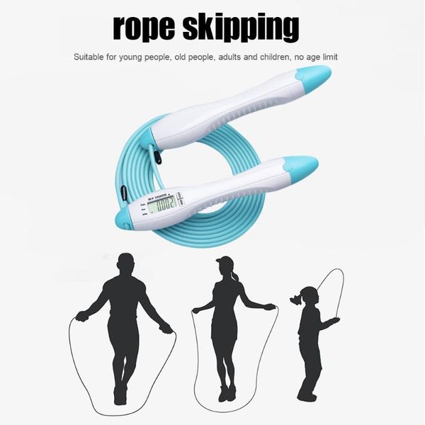 

calories sport student jump rope skipping rope 60 seconds timer counting skipping gym fitness home exercise accessories