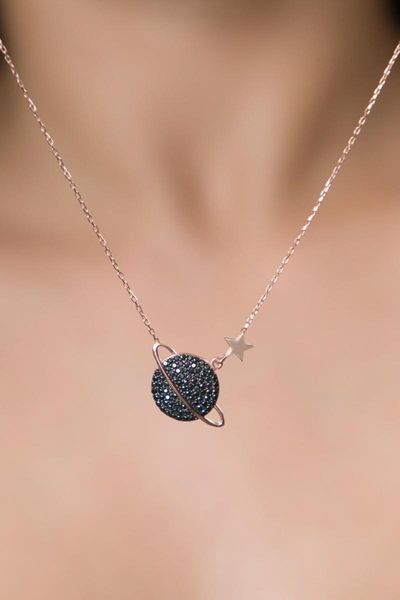 

chains bibury sterling silver 925 necklace women's planetary model rose plated quality 2022