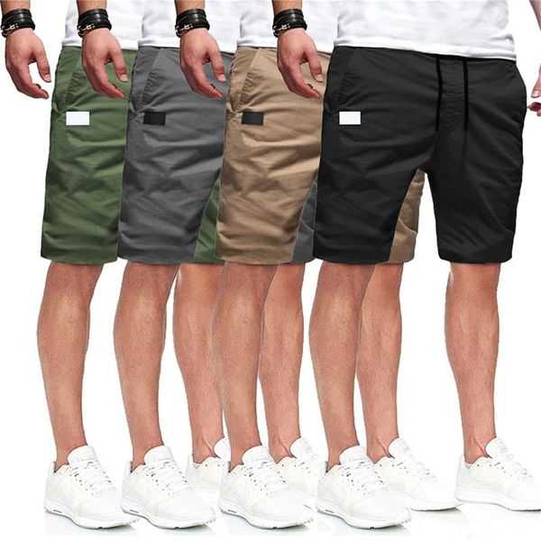 

men's shorts 2021 fitness casual drawstring short pants sports, White;black