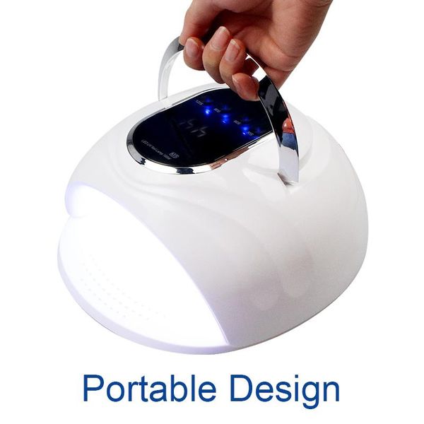 

nail dryers uv lamp for manicure 72w 42leds lights fast drying led dryer gel polish curing timer smart sensor nails