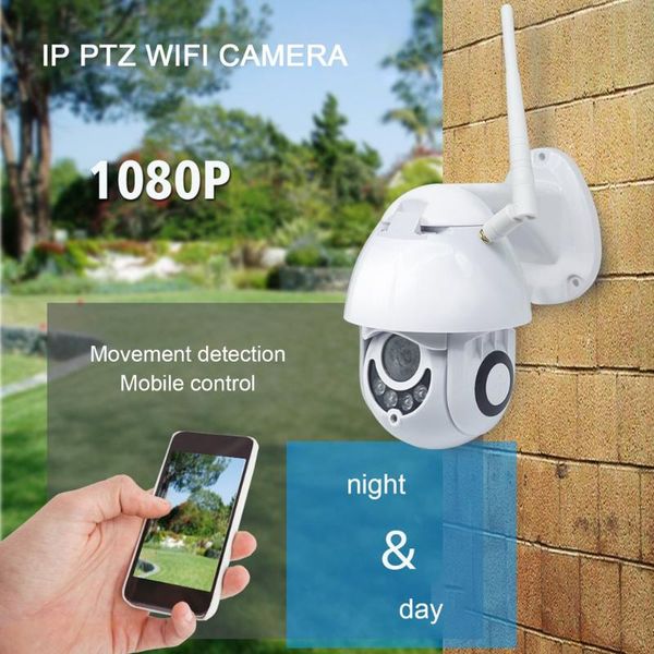 

1080p high definition cctv ip camera waterproof outdoor wifi security camera wireless ir 4leds lights