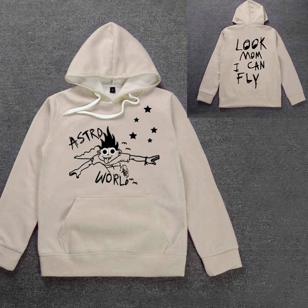 

19ss travis scoastroworld tour vegas fast release of men's and women's hoodies in 2021 look mom i can, Black