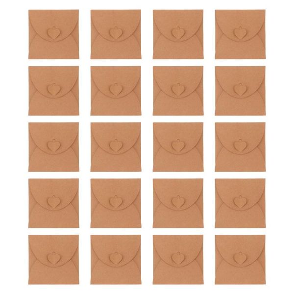 

gift wrap 20pcs kraft paper bag multi-disc storage practical