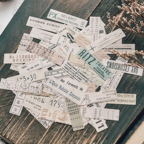 

gift wrap 70pcs vintage english entry sticker diy scrapbook junk journal collage mobile phone computer diary happy plan decoration