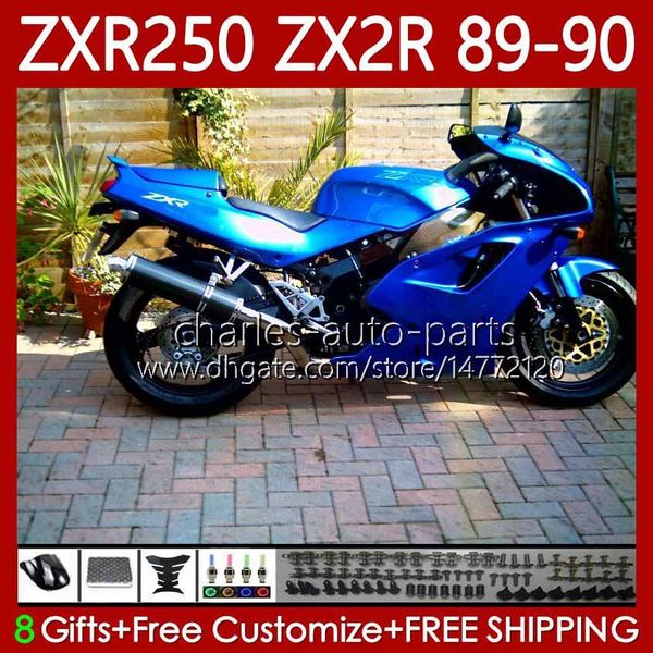 Обсуждение мотоциклов для Kawasaki Ninja ZX2R ZXR250 ZX 2R 2 R R250 Gloss Blue ZXR 250 89 90 Кузов 84NO.75 ZX2 R ZX-2R ZXR-250 1989 1990 ZX-R250 89-98 Полный комплект