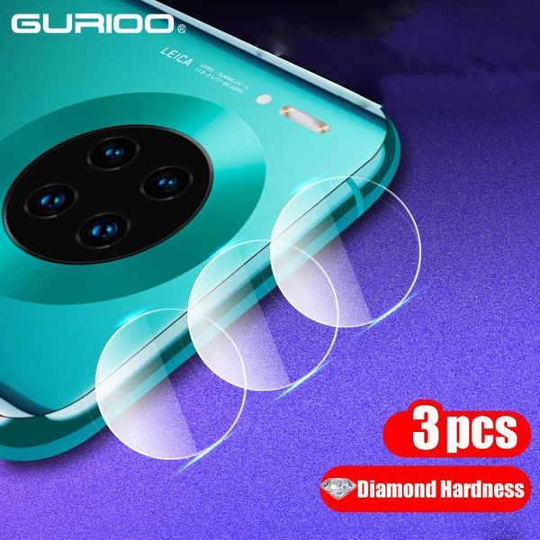 

9d hd transparent camera lens tempered glass for huawei mate 20 30 p20 p30 pro lite y9 2021 back camera screen protection film