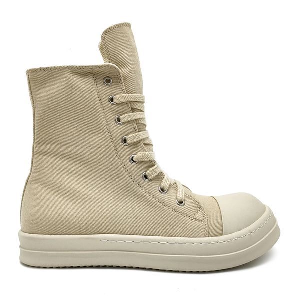 

classic dress shoes rick black thick bottom increase dark owens mens canvas casual short boots female board retro dissol shoe xsod