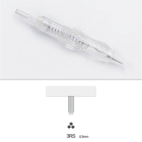 

10pcs cartridge needle 3rs 5rs 7rs permanent makeup needles disposable for eyebrow lip makeup pen tattoo machine needles tips