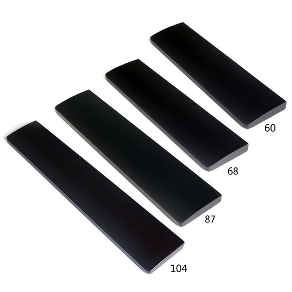 

mouse pads & wrist rests wood rest pad keyboard black support protection with anti-slip for mechanical