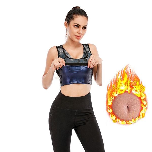 

women's shapers ladies' fitness body shaping sauna suit slimming waist trainer abdomen sweatsuit sport abdominal sports sweaty ves, Black;white