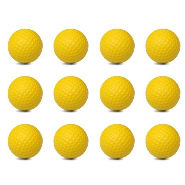 

golf balls 12 pcs elastic ball hit s putting training practice aid swing sports protable easy operation top