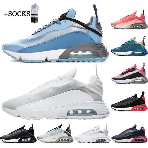 

2021 camo 2090 mens running shoes pure platinum 2090s pn dust clean white black men women outdoor sports sneakers size 36-45, White;red