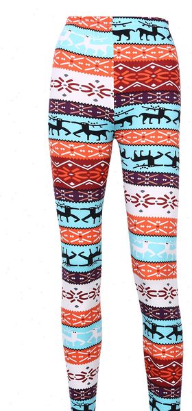 

warm womens winter christmas snowflake knitted leggings cotton pants fitness slim leggings drop shipping good quality, Black