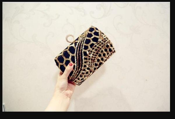 

hbp rhinestones velvet clutch evening bags retro diamond handbags lady chain flap shoulder bag evening party purse dinner clutch 222