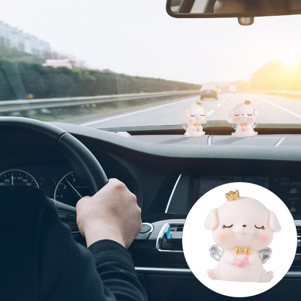 

interior decorations creative cake ornament adotable dog shaped dlicate adornment