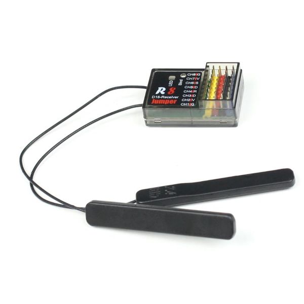 

smart home control jumper r8 receiver r1 r1f plus 16ch sbus for t16 pro v2 frsky d16 d8 mode radio remote controller