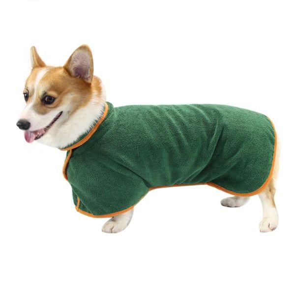 

dog grooming bathrobe for drying towel microfiber quickly absorbing water bath cat hood pet product
