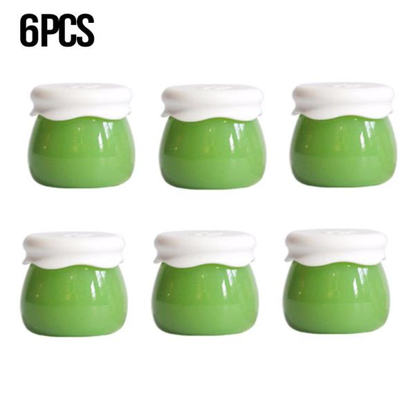 

storage bottles & jars 6 pcs/set 10g cosmetic face cream empty portable travel refillable container makeup jar acrylic box