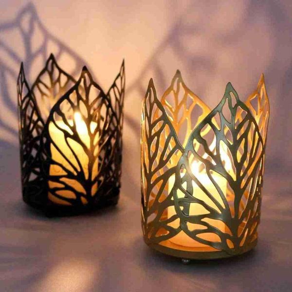 

candle holders hollow holder tealight stand spa clubs tabledeskornament iron art decorative candlestick home decor