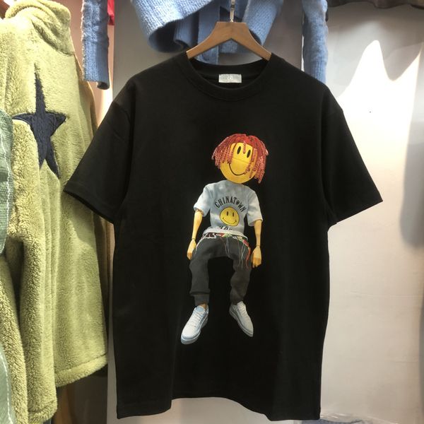 

2021 new summer style t-shirt women digital printing t-shirts men clothing oversized t shirt ac1o, White;black