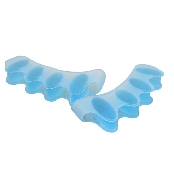 

1 pair five finger toe separator soft safe claw toe straightener reusable for home can csv