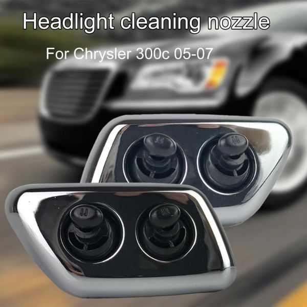 

other lighting system 1pair headlight spray nozzle wear-resistant car left right washer spout jet da805833 for 300 300c 2005-2007
