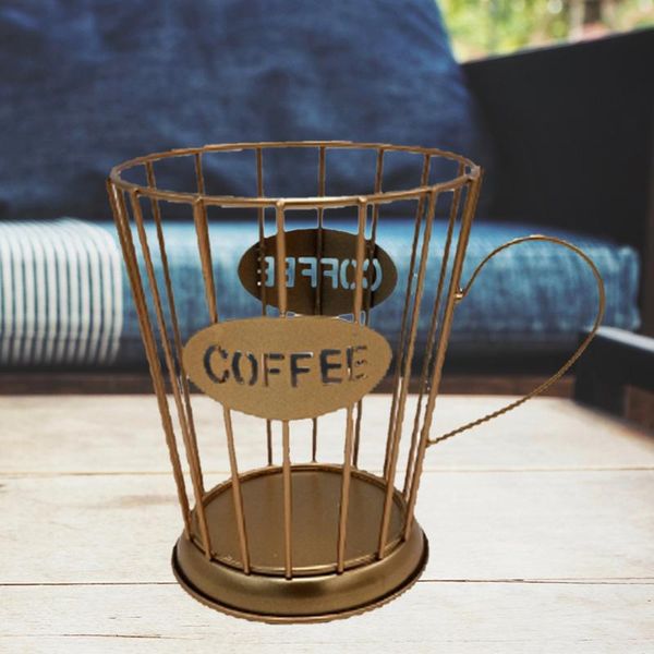 

storage baskets vintage hollowed coffee basket large capacity for home cafe cup shaped fruits holder